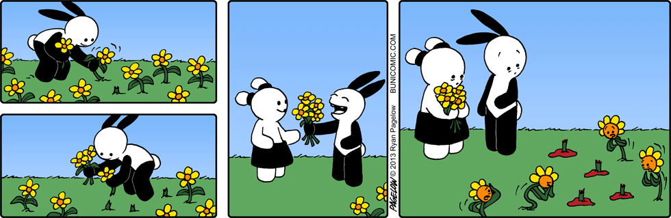 les fleurs mortes